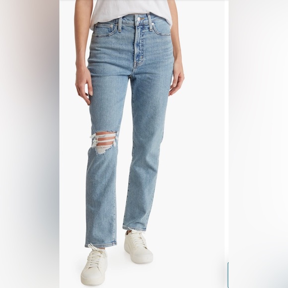 Madewell Denim - Madewell the perfect vintage ripped high waist jeans